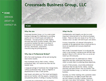 Tablet Screenshot of crossroadsbgllc.com